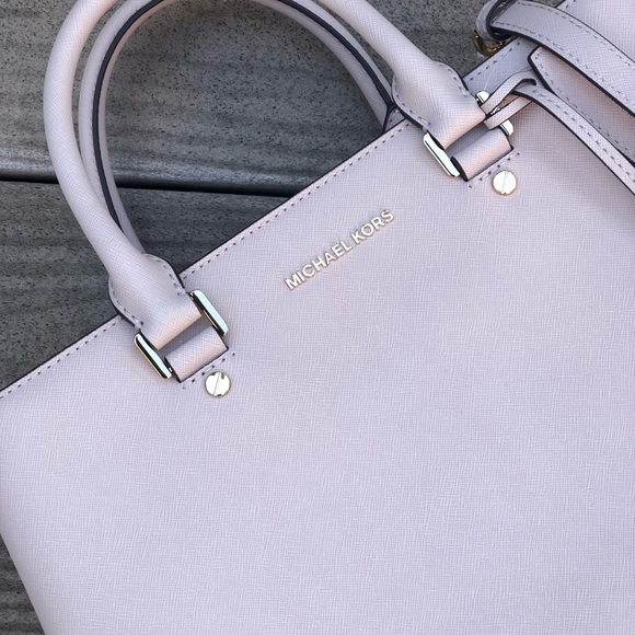 NWT Michael Kors large savannah satchel handbag - Picture 7 of 8